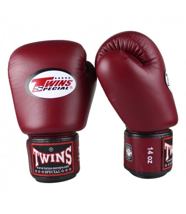 BGVL3 BOXING GLOVES MAROON FRONT SIDE