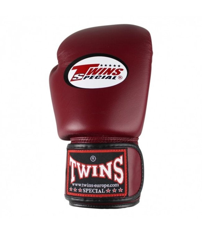 BGVL3 BOXING GLOVES MAROON LEFT SIDE