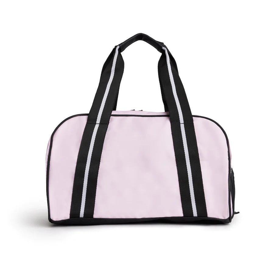 BURNER GYM DUFFEL BARBIE CLASSIC BLUSH BACK SIDE