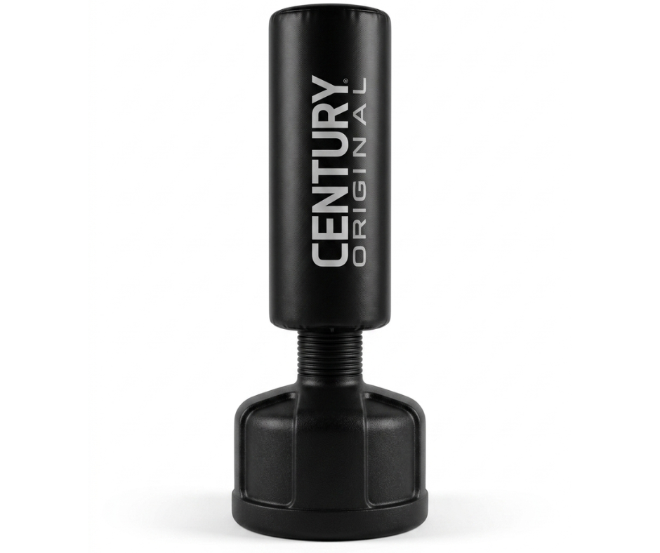 CENTURY Wavemaster Punching Bag – Large (Black) | Freestanding Boxing & MMA Training Bag