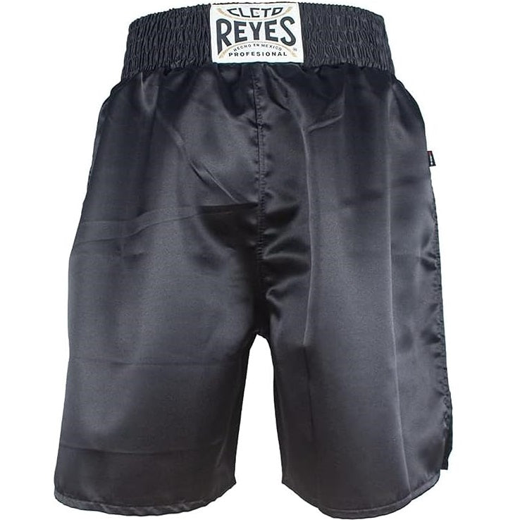 CLETO REYES BOXING SHORTS BLACK FRONT SIDE