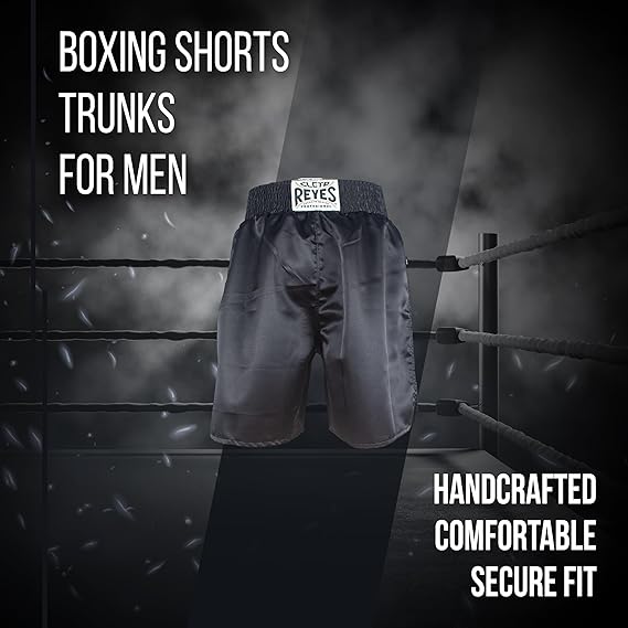 CLETO REYES BOXING SHORTS BLACK LEFT SIDE