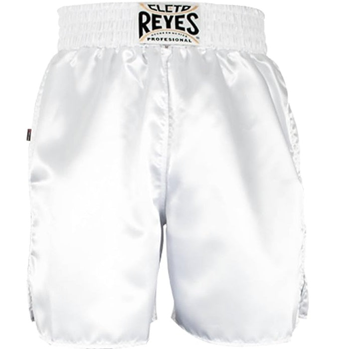 CLETO REYES BOXING SHORTS WHITE FRONT SIDE