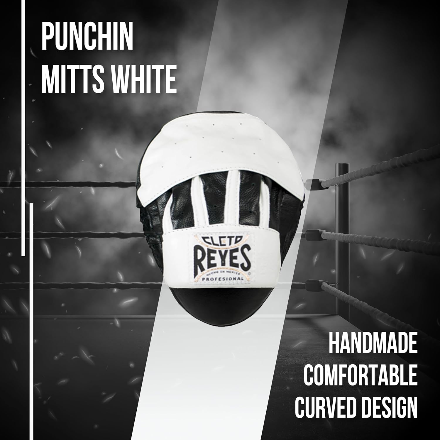 CLETO REYES PUNCHING MITTS BLACK/WHITE LEFT SIDE