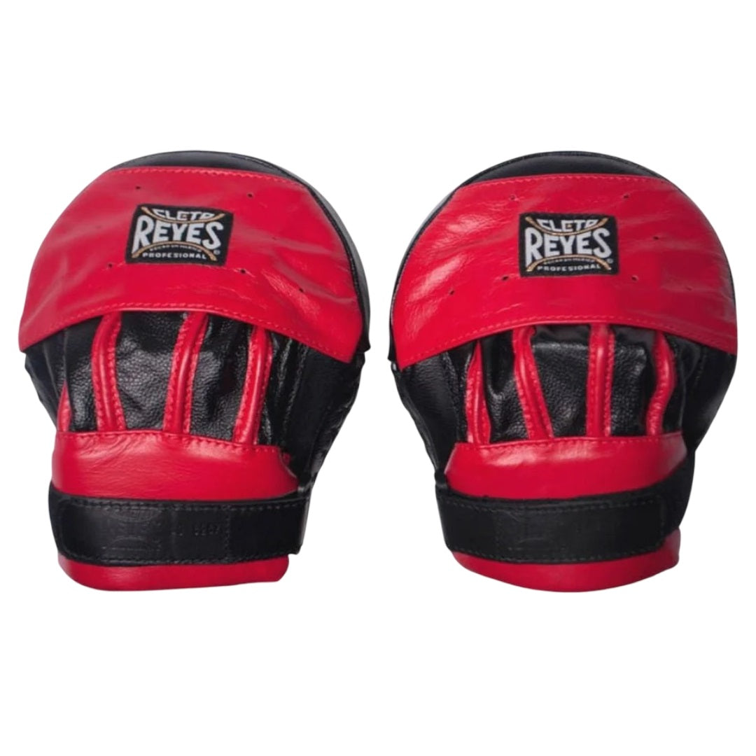 CLETO REYES PUNCHING MITTS WITH VELCRO BLACK/RED FRONT SIDE