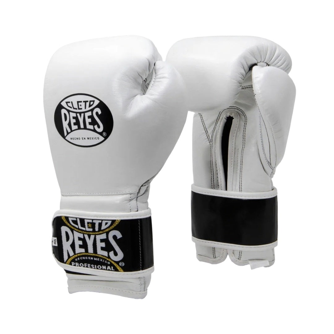 CLETO REYES TRAINING GLOVES WHITE/BLACK FRONT SIDE