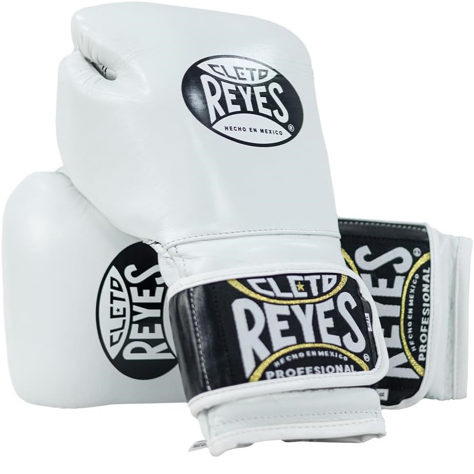 CLETO REYES TRAINING GLOVES WHITE/BLACK LEFT SIDE