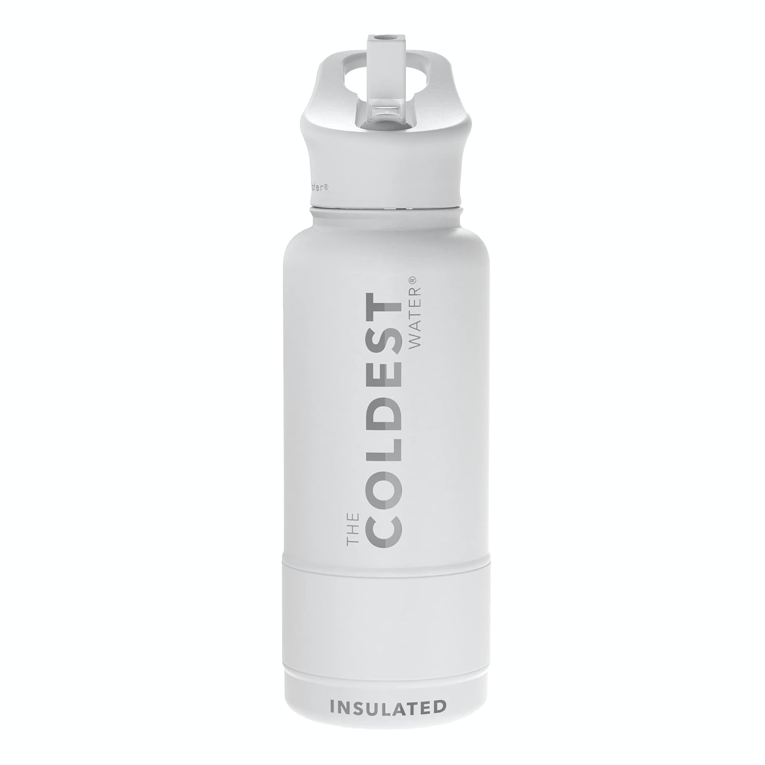 COLDEST BOTTLE EPIC WHITE 32 OZ FRONT SIDE