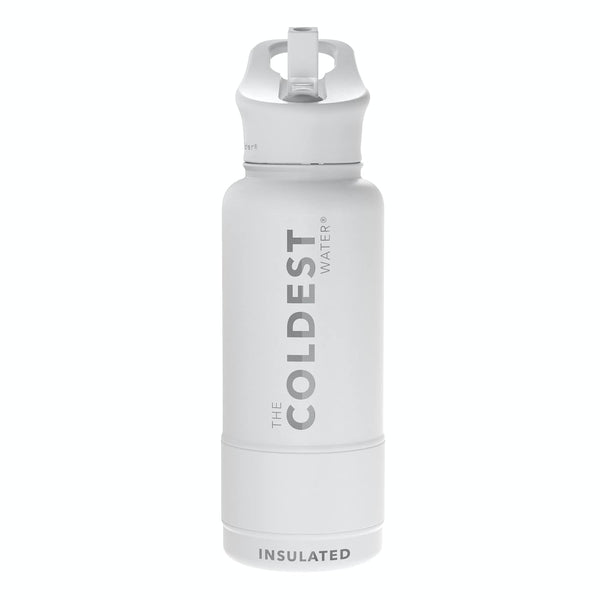 COLDEST BOTTLE EPIC WHITE 32 OZ FRONT SIDE