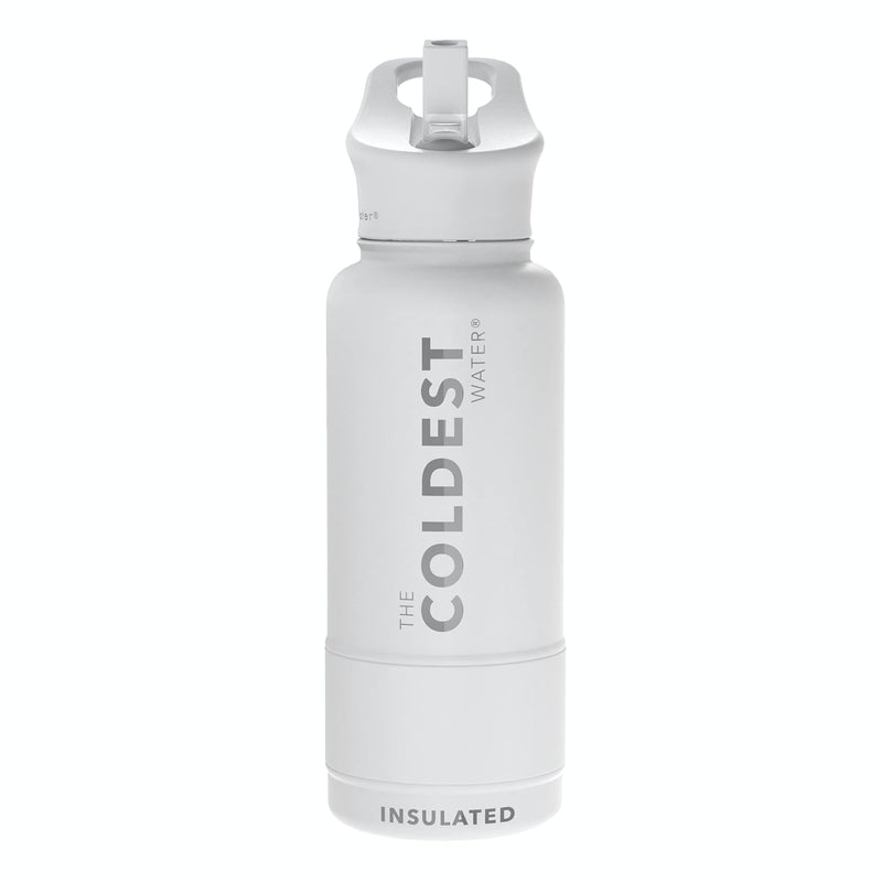 COLDEST BOTTLE EPIC WHITE 32 OZ FRONT SIDE
