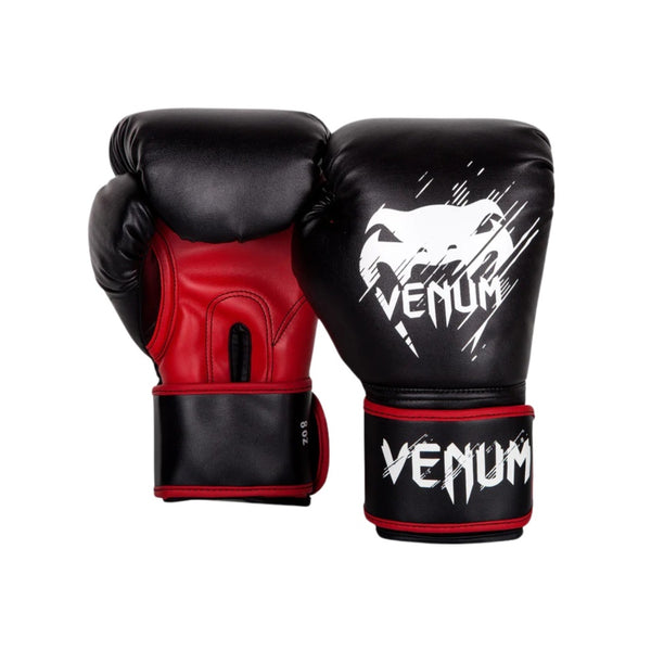 CONTENDER KIDS BOXING GLOVES BLACK/RED LEFT SIDE
