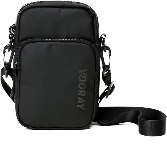 CORE CROSSBODY MATTE BLACK FRONT SIDE