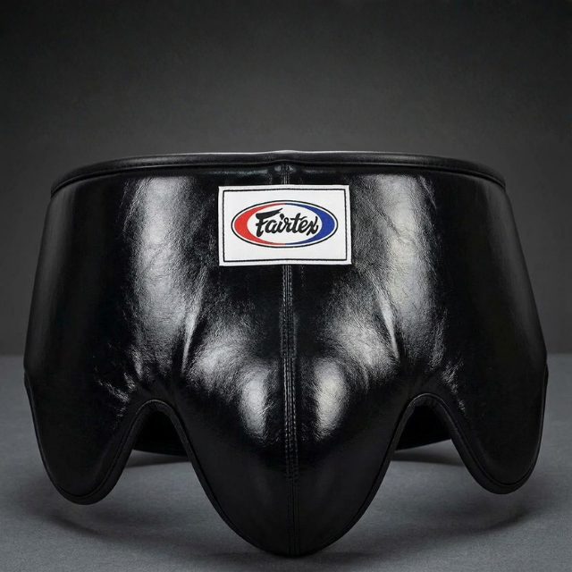 Fairtex GC1 Pro Boxing Groin Protector – Black  Premium Low‑Blow