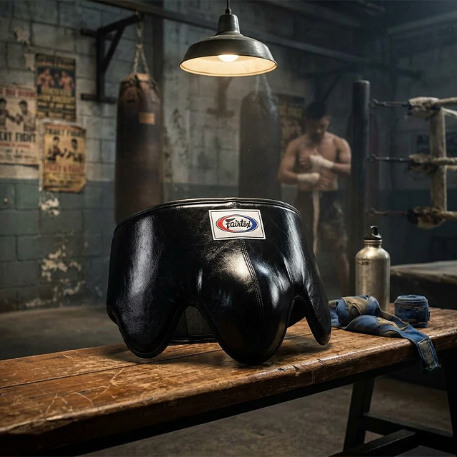 Fairtex GC1 Pro Boxing Groin Protector – Black  Premium Low‑Blow