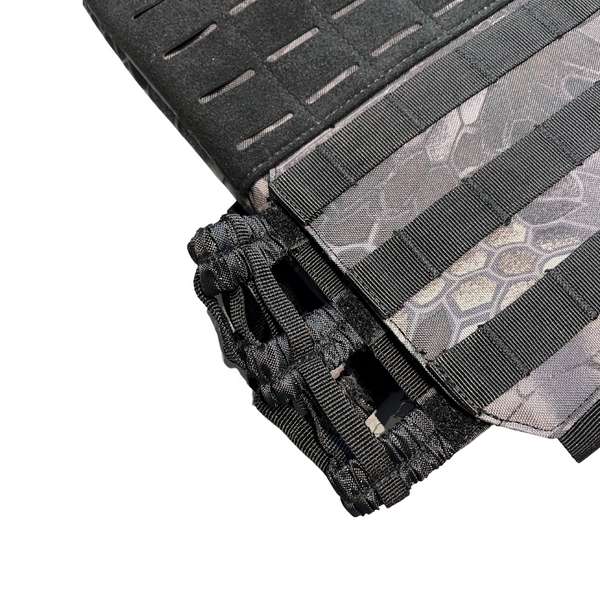 FERUS TACTICAL WEIGHTED VEST GRAY CAMO  LEFT SIDE