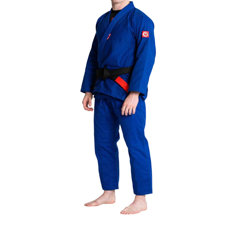 FUJI ULTRA LITE 300 BJJ GI BLUE LEFT SIDE
