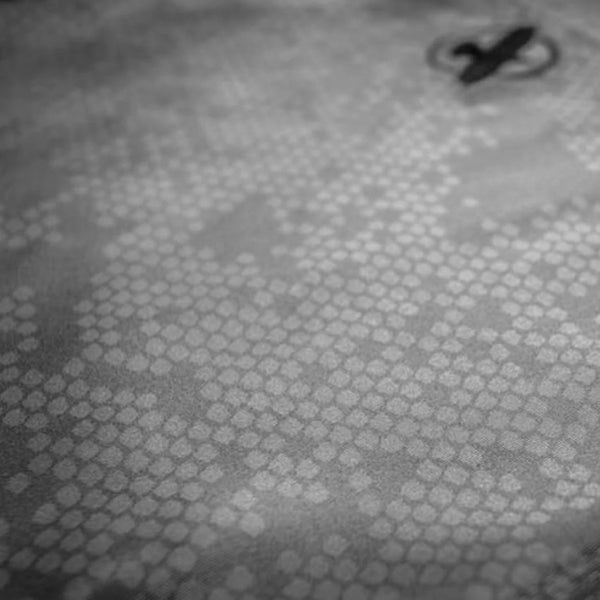 HAYABUSA HEXAGON MMA SHORTS GREY LEFT SIDE
