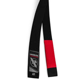 HAYABUSA JIU JITSU BELT BLACK FRONT SIDE