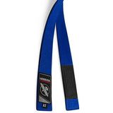 HAYABUSA JIU JITSU BELT BLUE FRONT SIDE