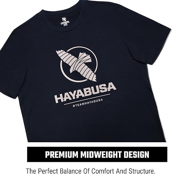 HAYABUSA MENS VIP T-SHIRT MIDNIGHT TOP SIDE