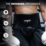 HAYABUSA PRO BOXING GROIN PROTECTOR BLACK RIGHT SIDE