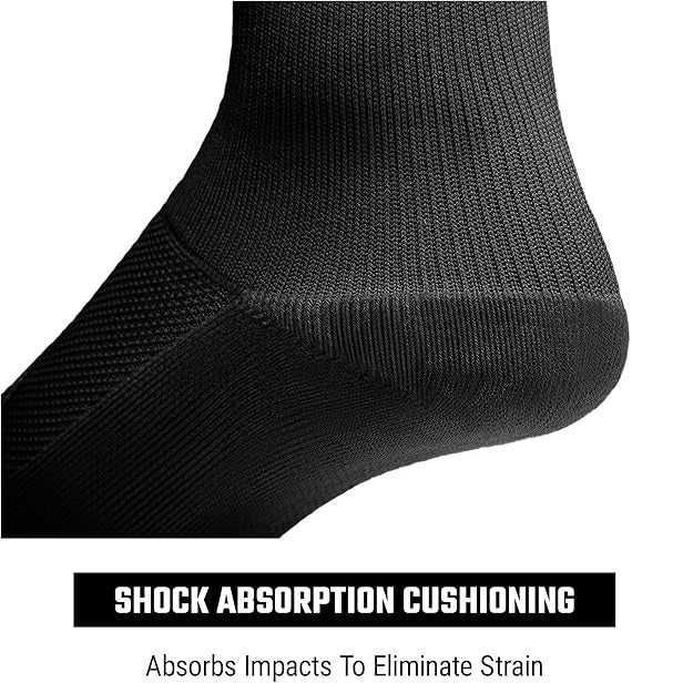 HAYABUSA PRO BOXING SOCKS BLACK GREY BACK SIDE