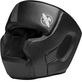 HAYABUSA T3 MMA HEADGEAR BLACK FRONT SIDE