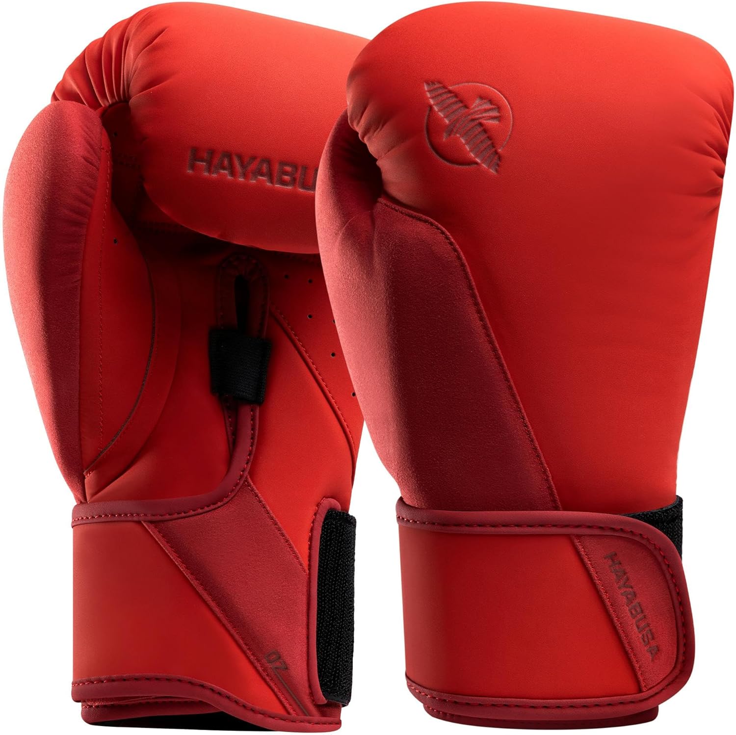HAYABUSA T360 BOXING GLOVES RED FRONT SIDE