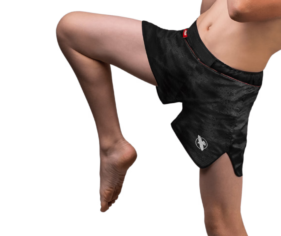 Hayabusa Hexagon Youth MMA Fight Shorts – Black