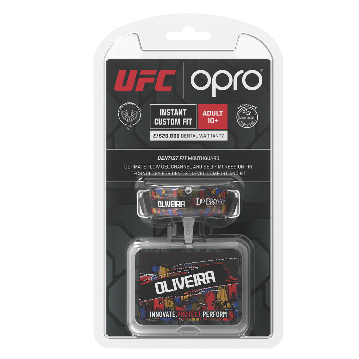 OPRO Instant Custom Fit UFC Mouthguard – Charles Oliveira “Do Bronx” Edition