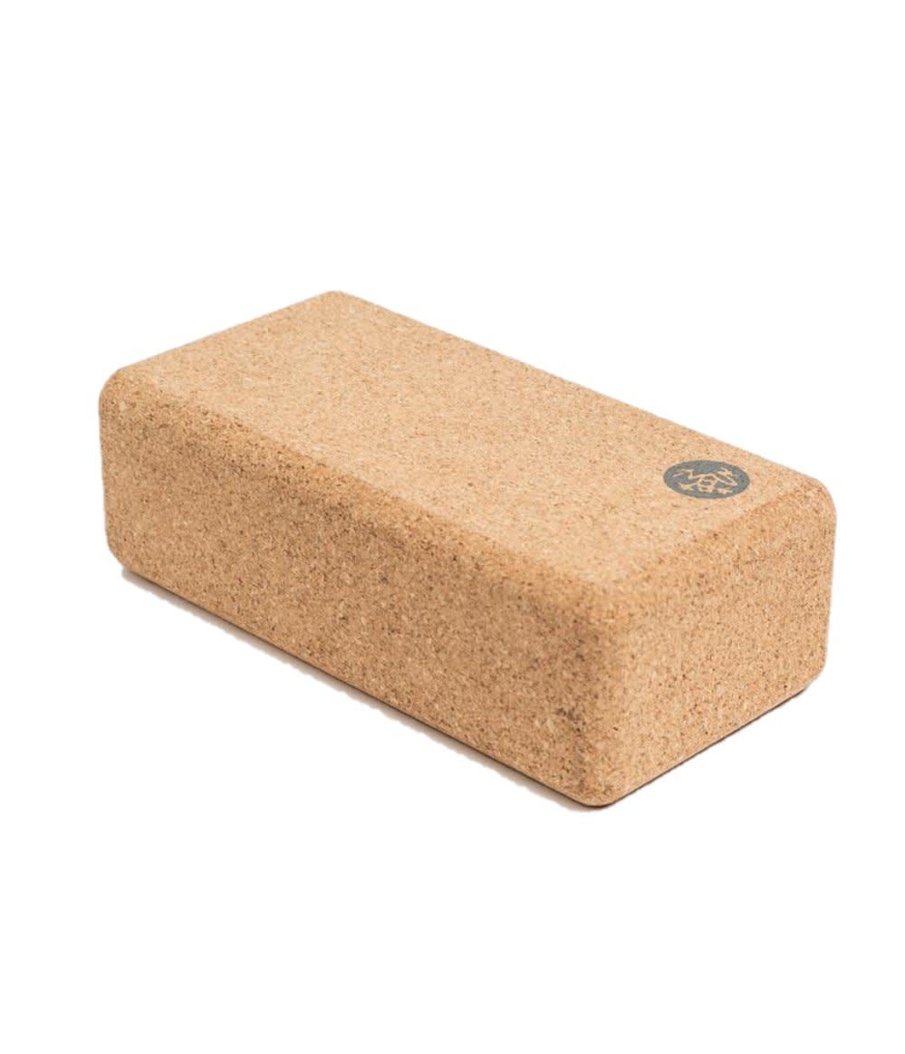 MANDUKA CORK BLOCK LEAN NATURAL 3 INCH