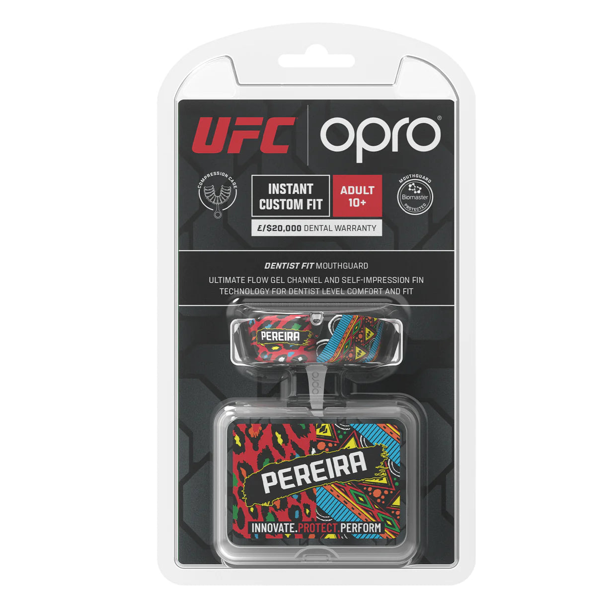 OPRO Instant Custom Fit UFC Mouthguard – Alex Pereira Edition