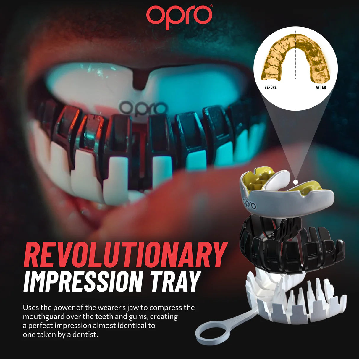 OPRO Instant Custom Fit UFC Mouthguard – Ilia Topuria “El Matador” Edition