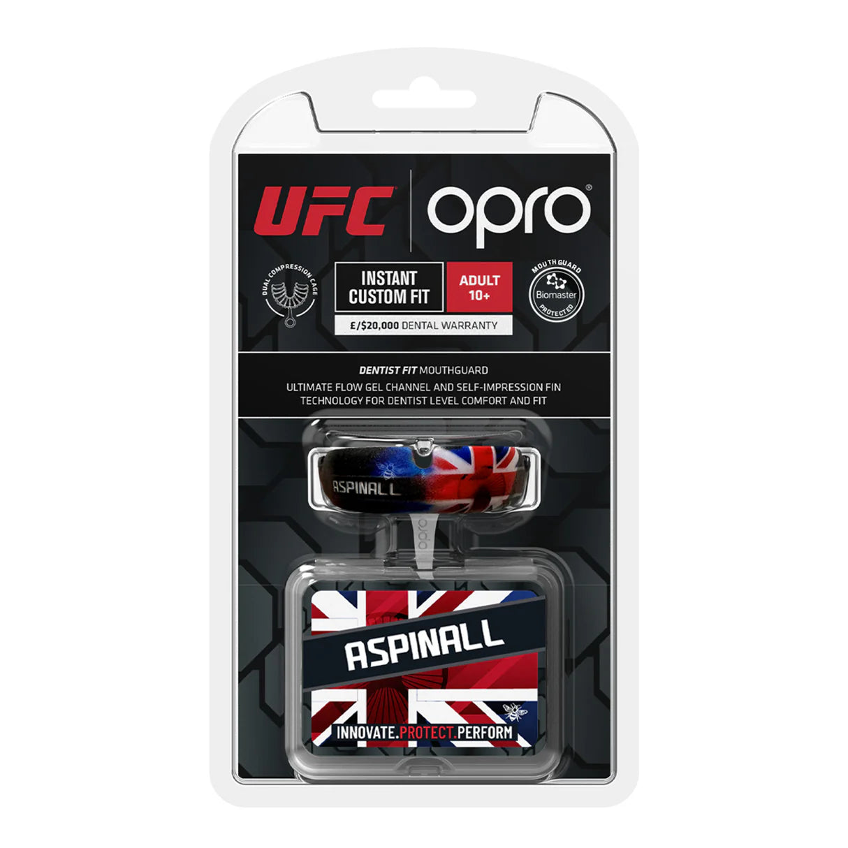 OPRO Instant Custom Fit UFC Mouthguard – Tom Aspinall Edition