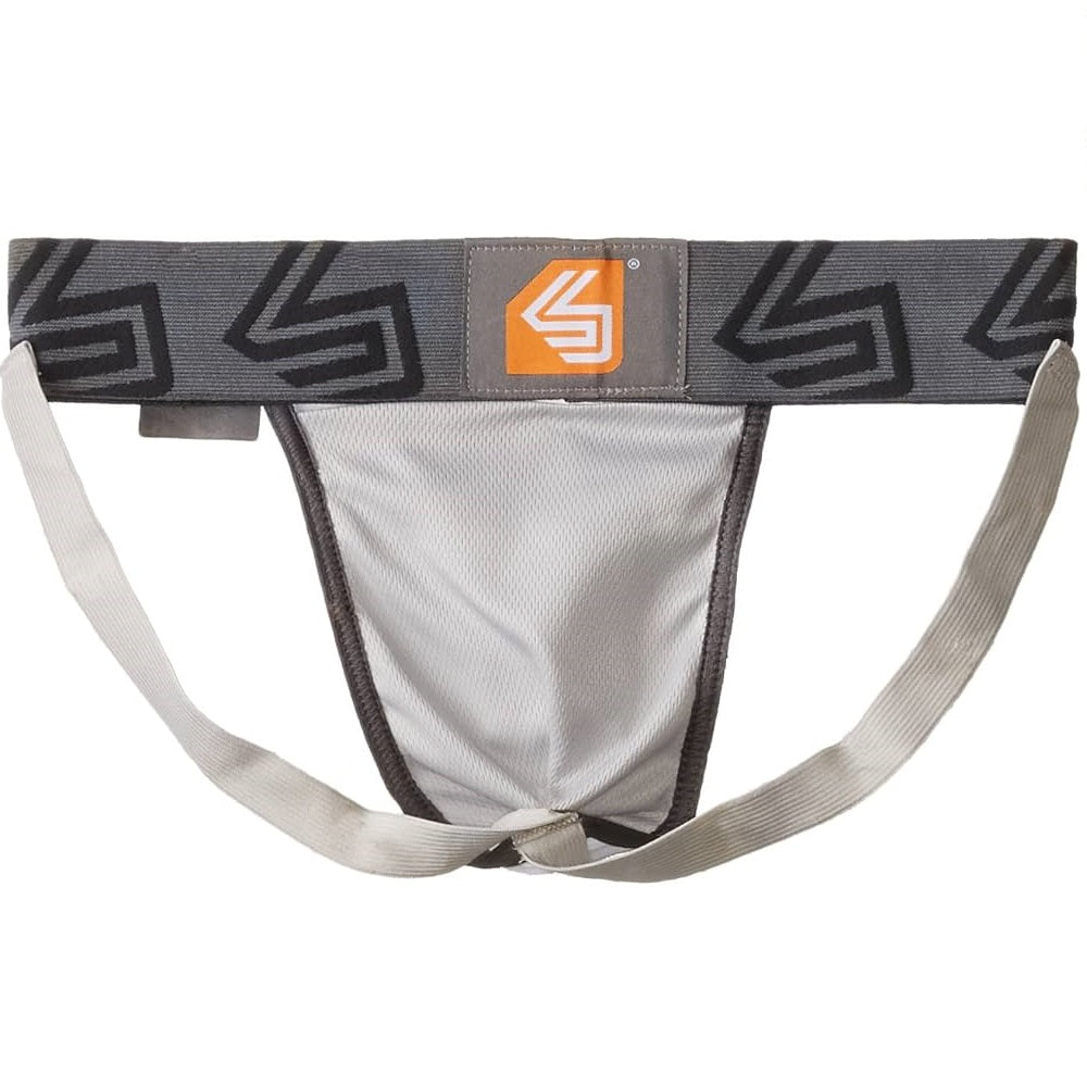 SUPPORTER WITH PROTECTIVE CUP WHITE BACK SIDE
