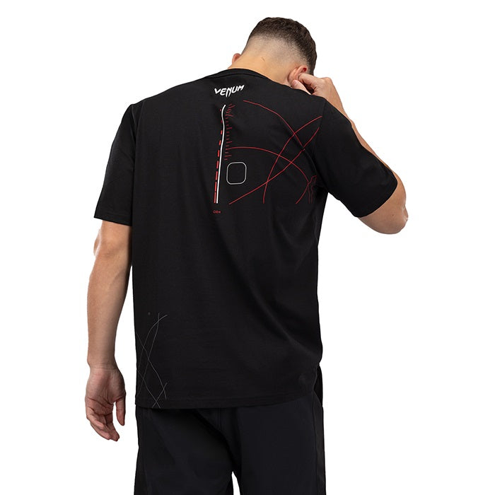 TACTICAL XT DRY TECH BLACK FIRE RED BACK SIDE