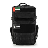 TATSU BACKPACK BLACK FRONT SIDE
