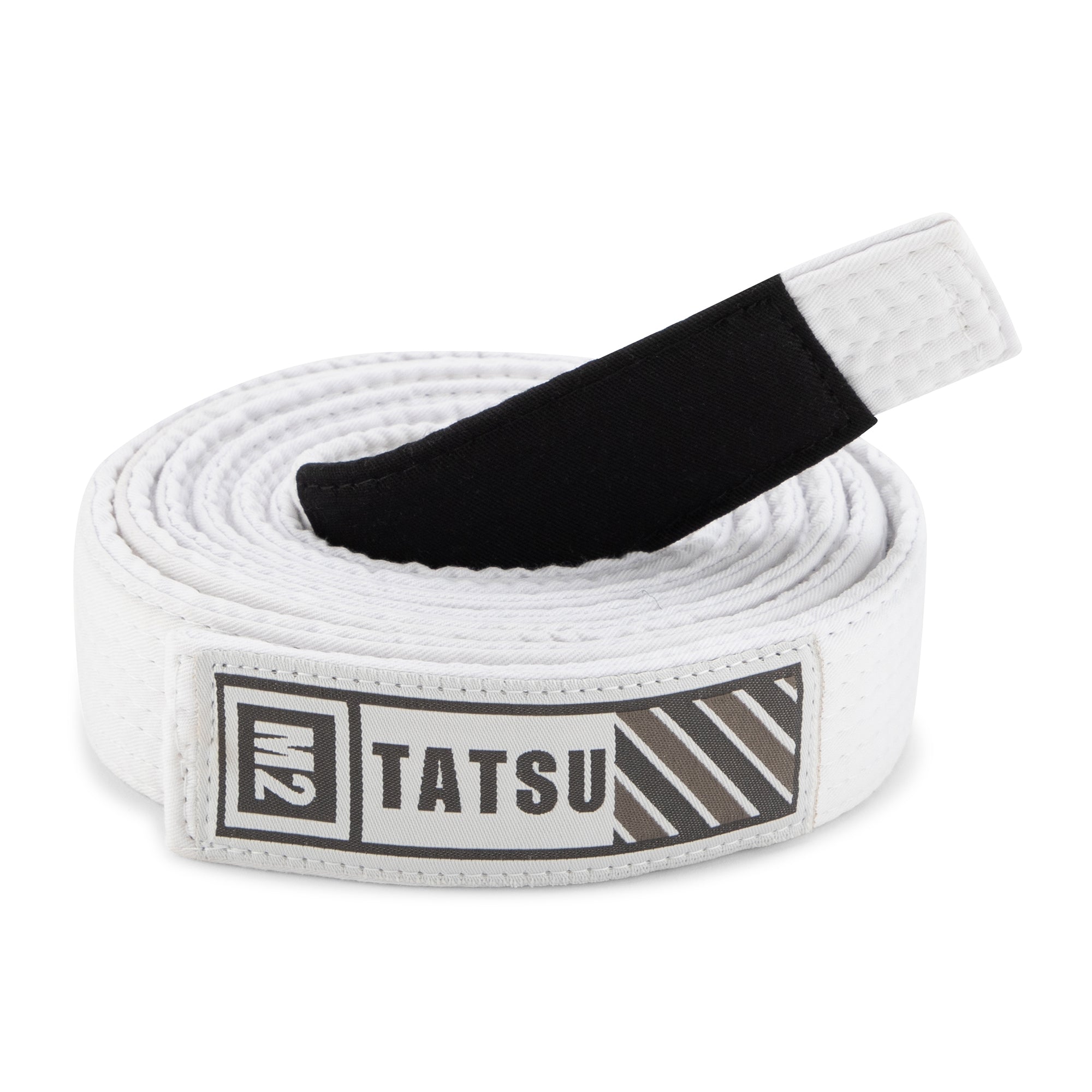 TATSU LEVE BJJ BELT WHITE FRONT SIDE