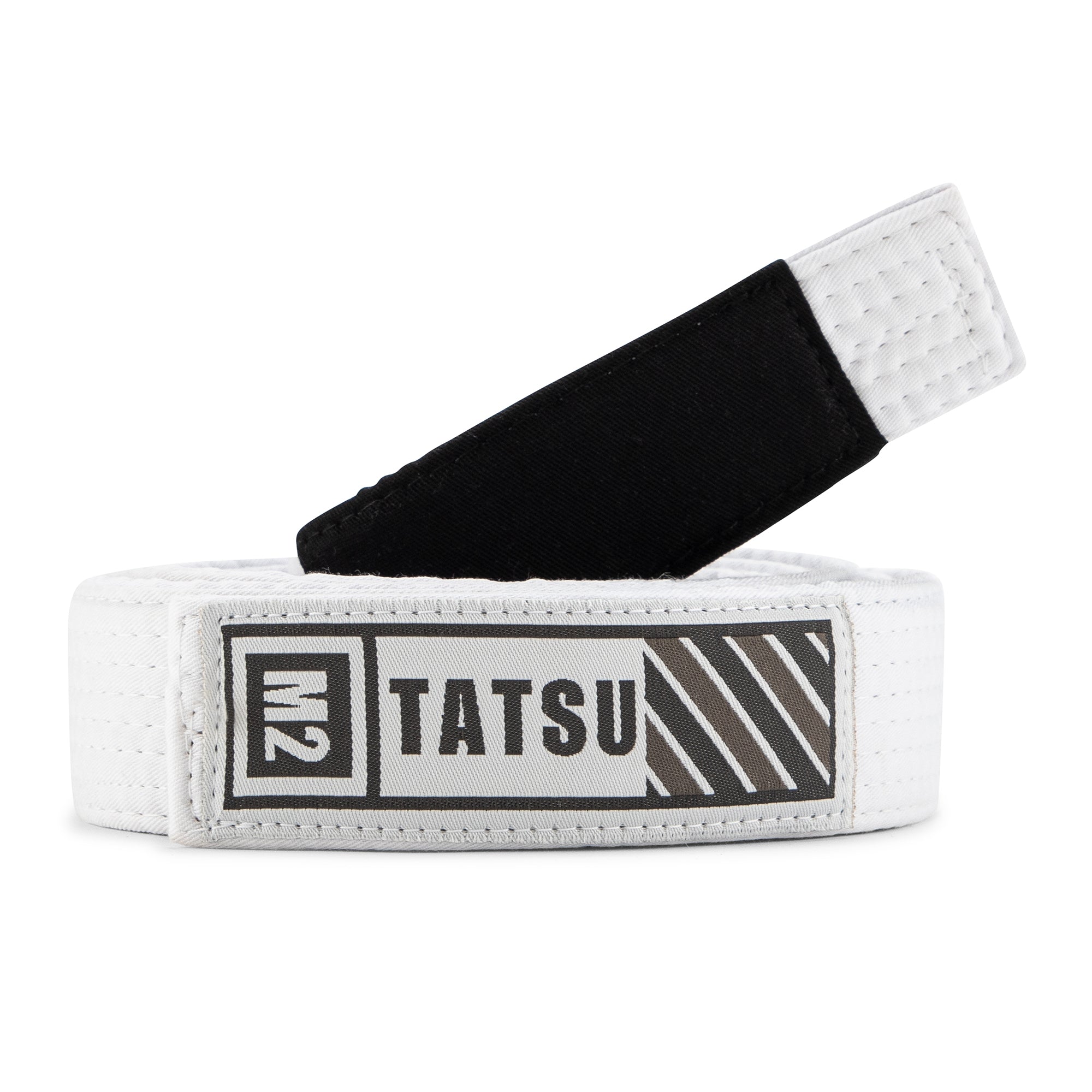 TATSU LEVE BJJ BELT WHITE RIGHT SIDE