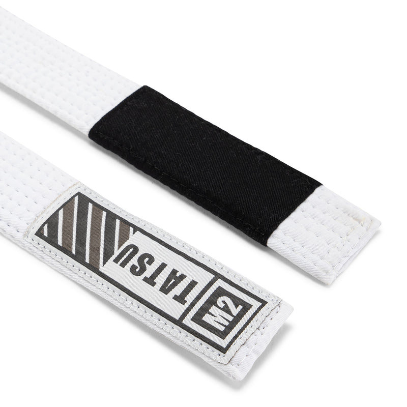 TATSU LEVE BJJ BELT WHITE LEFT SIDE