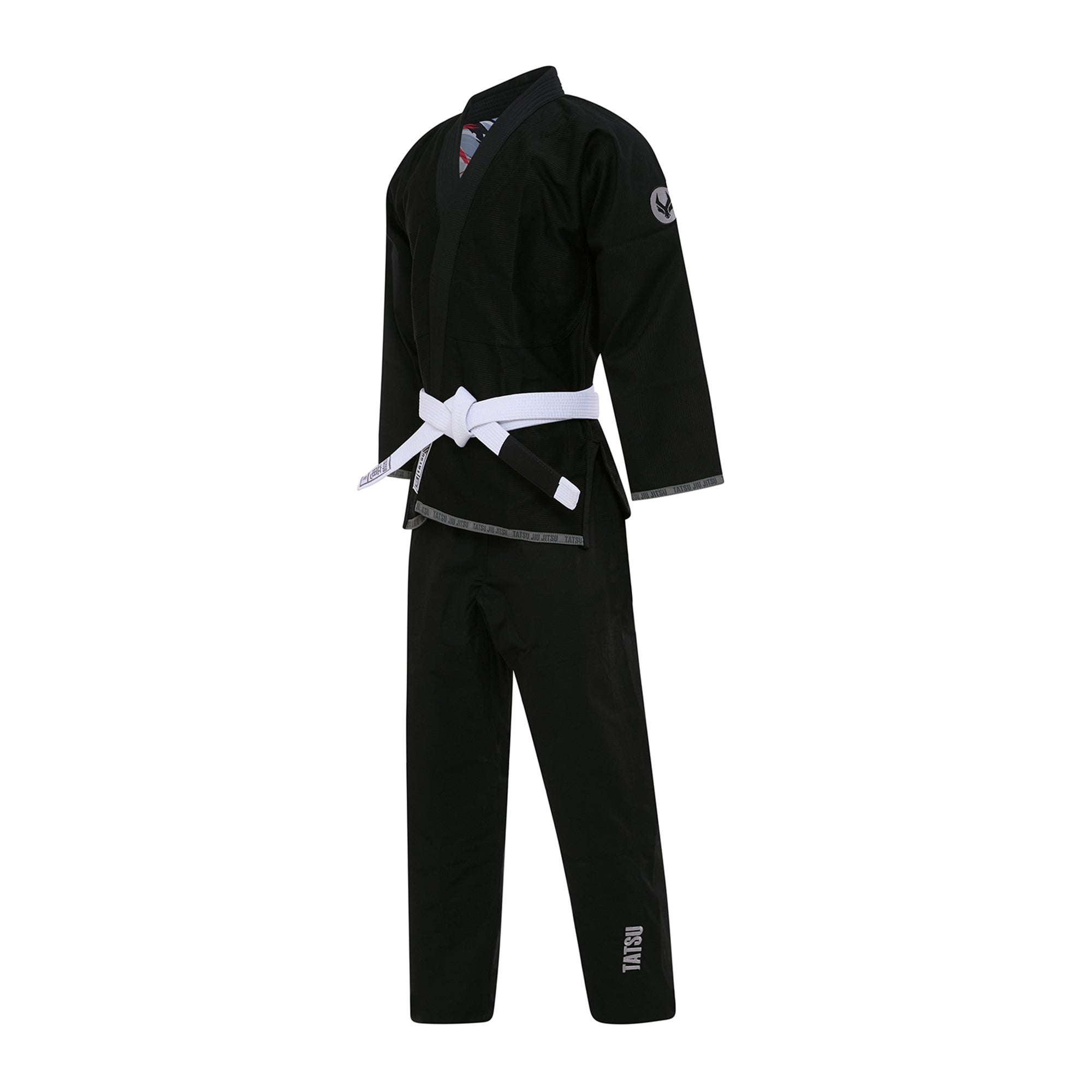 TATSU LEVE BJJ GI BLACK LEFT SIDE