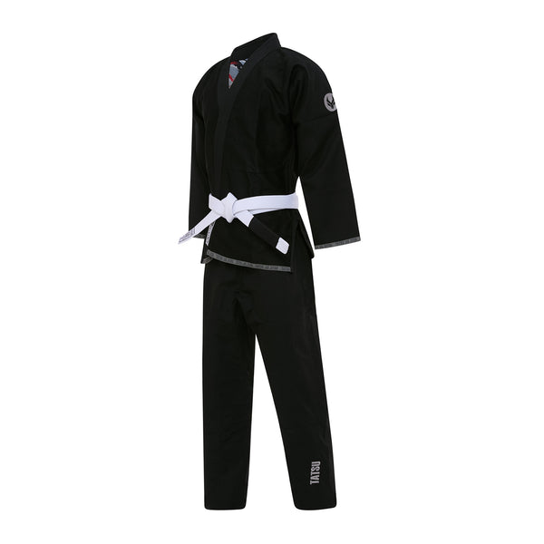 TATSU LEVE BJJ GI BLACK LEFT SIDE