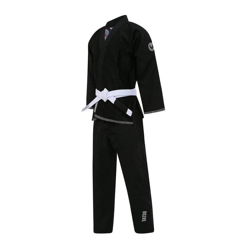 TATSU LEVE BJJ GI BLACK LEFT SIDE