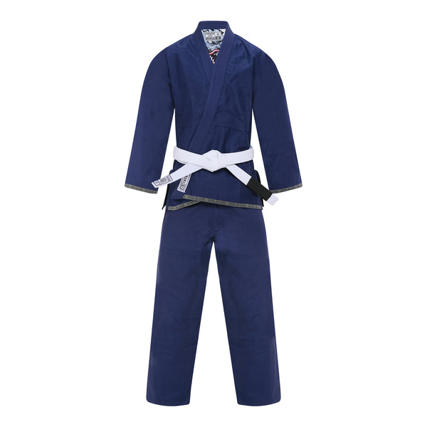 TATSU LEVE BJJ GI NAVY FRONT SIDE