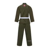 TATSU RONIN BJJ GI KHAKHI GREEN BACK SIDE