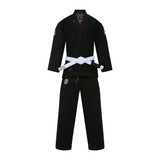 TATSU SILVERBACK BJJ GI 2.0 BLACK FRONT SIDE