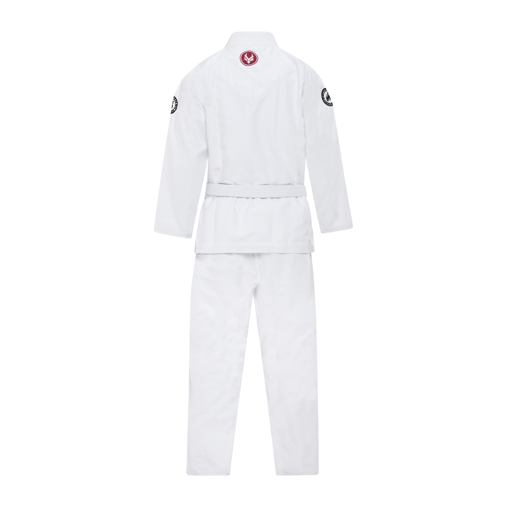 TATSU SILVERBACK BJJ GI 2.0 WHITE BACK SIDE