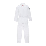 TATSU SILVERBACK BJJ GI 2.0 WHITE BACK SIDE
