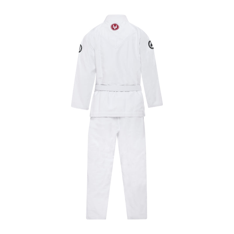 TATSU SILVERBACK BJJ GI 2.0 WHITE BACK SIDE