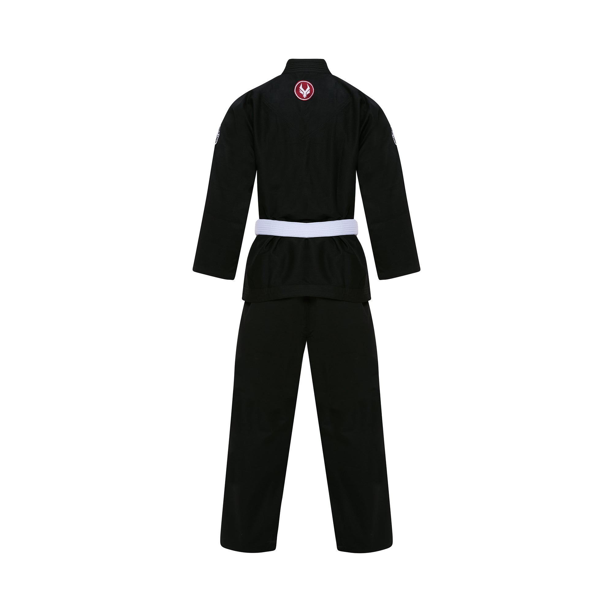 TATSU SILVERBACK BJJ GI KIDS 2.0 BLACK BACK SIDE